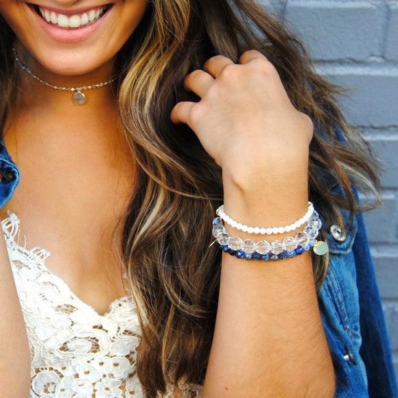 Customize Your Charm - Sodalite Classic Charm Bracelet