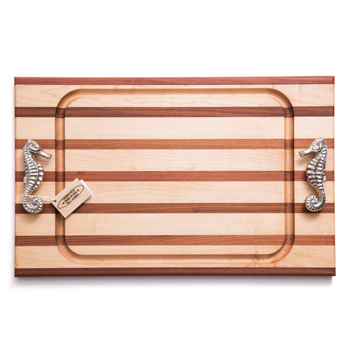 soundview millworks seahorse handle steak handle board