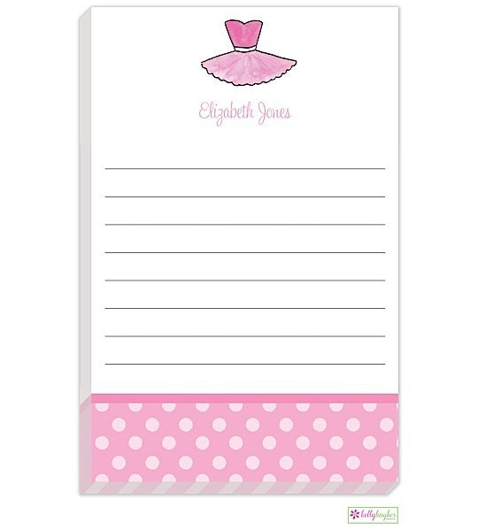 personalized - tutu cute notepad