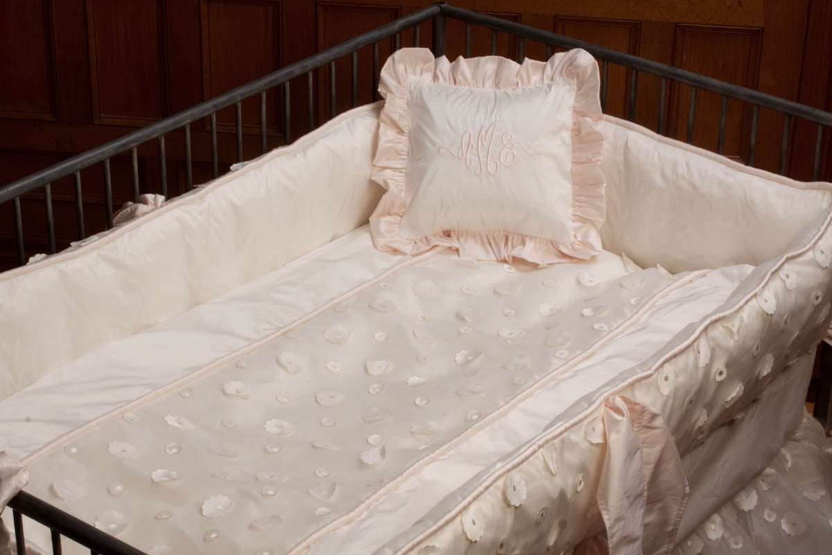 lausanne crib bedding (custom colors available) (contact us for pricing)