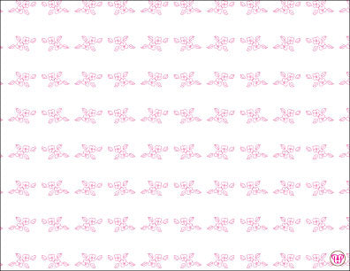 little flowers children's stationary