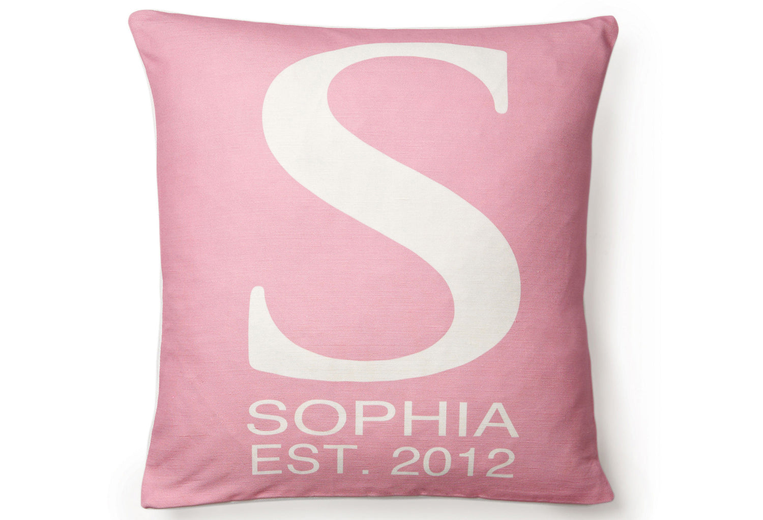 modern monogrammed initial pillows