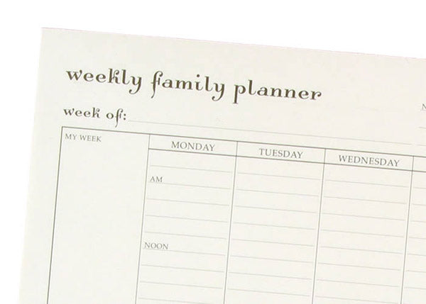 momagenda weekly family planner desk pad