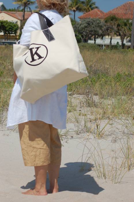 monogrammed cole bag - large