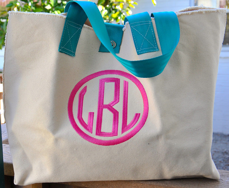 monogrammed cole bag - large