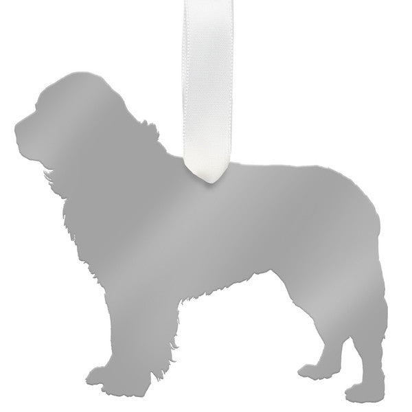 moon and lola newfoundland christmas ornament - gold