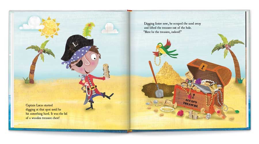 my pirate adventure personalized book