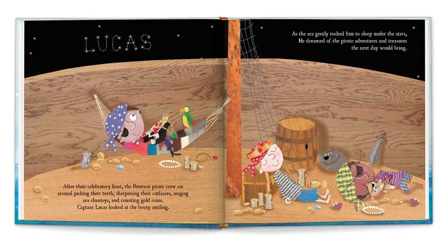 my pirate adventure personalized book