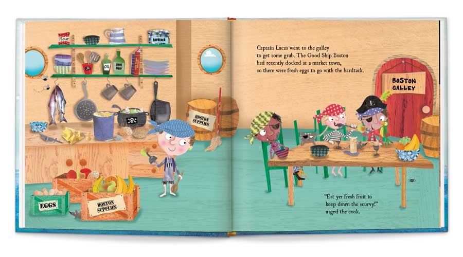 my pirate adventure personalized book