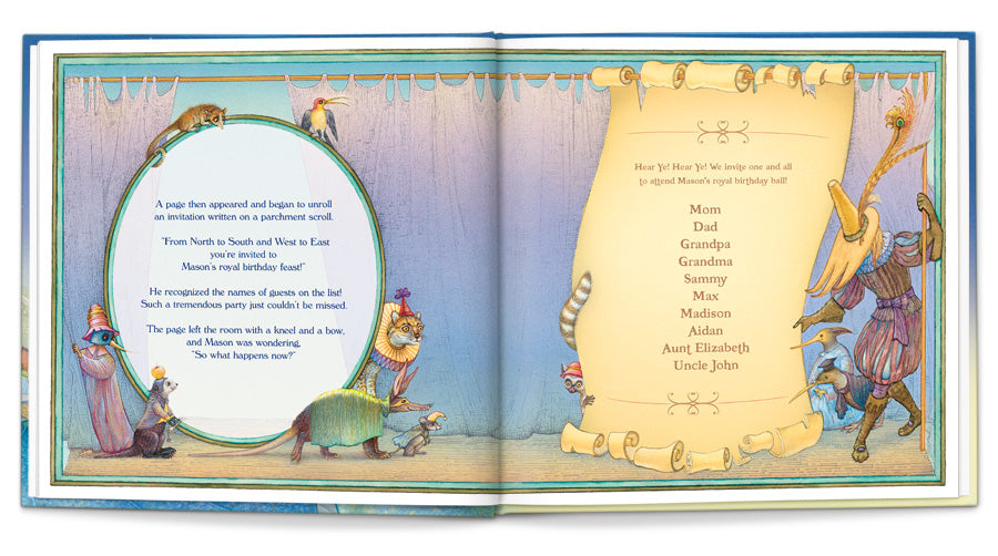 my royal birthday adventure book for boys