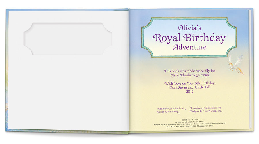my royal birthday adventure book for girls