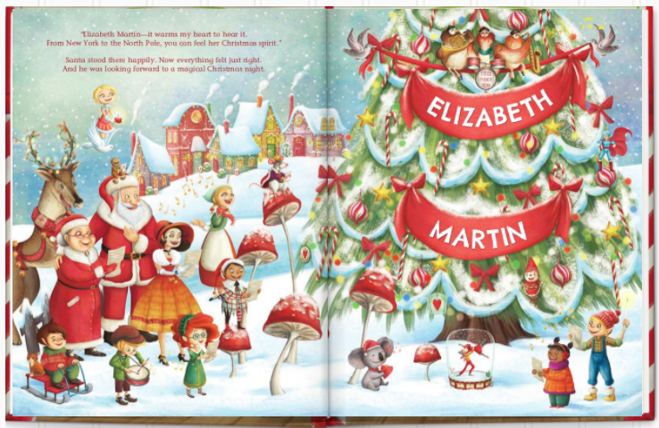 my very own christmas personalized book