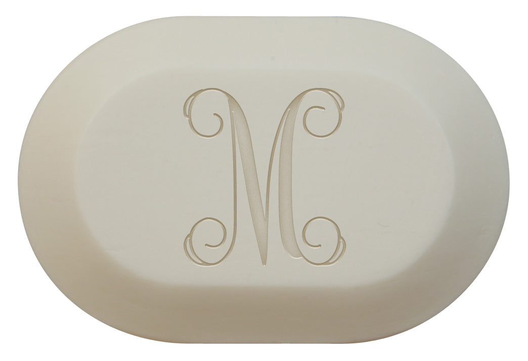 original luxury personalized soap gift set: single initial