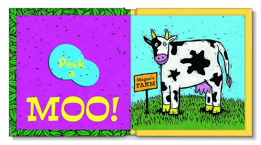 peek a who - personalized board book