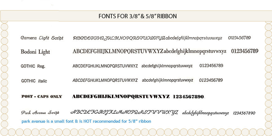 personalized 1 1/2" satin ribbon