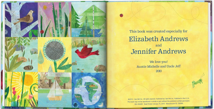 personalized child's book - who loves me (siblings)