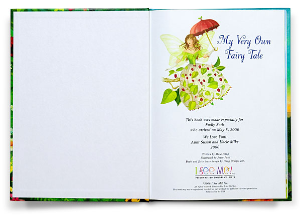 personalized children's book - my very own fairy tale