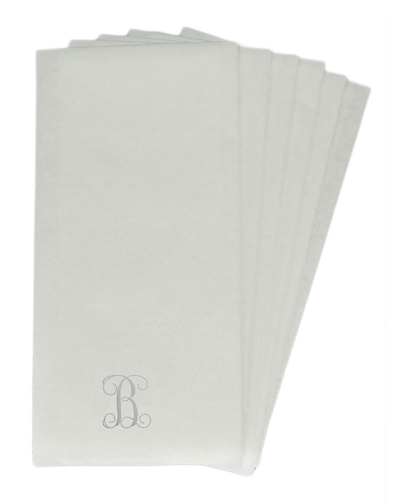 personalized disposable linen-like guest towels