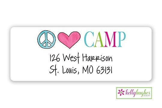 peace love camp flat notes
