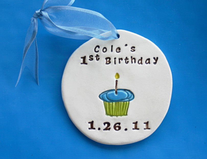 personalized first birthday ornament