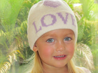 personalized floating heart hat