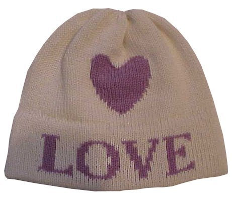 personalized floating heart hat