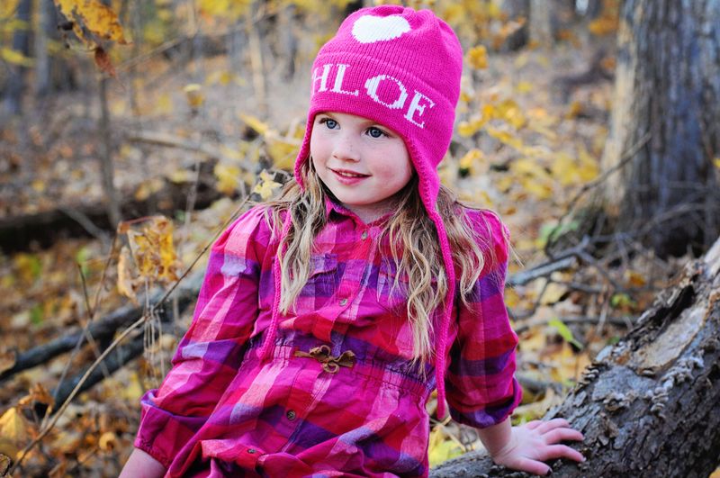 personalized floating heart hat with earflaps