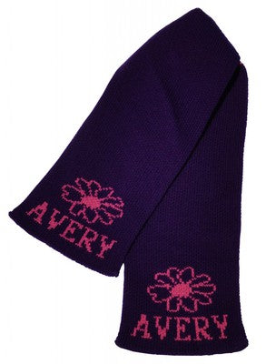 personalized flower hat with earflaps