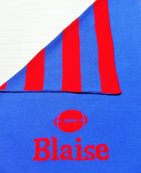 personalized sports baby blanket