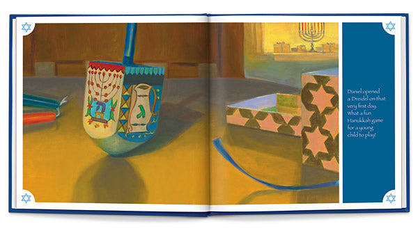 personalized hanukkah book and plus bear gift set