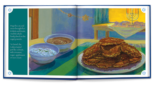 personalized hanukkah book and plus bear gift set