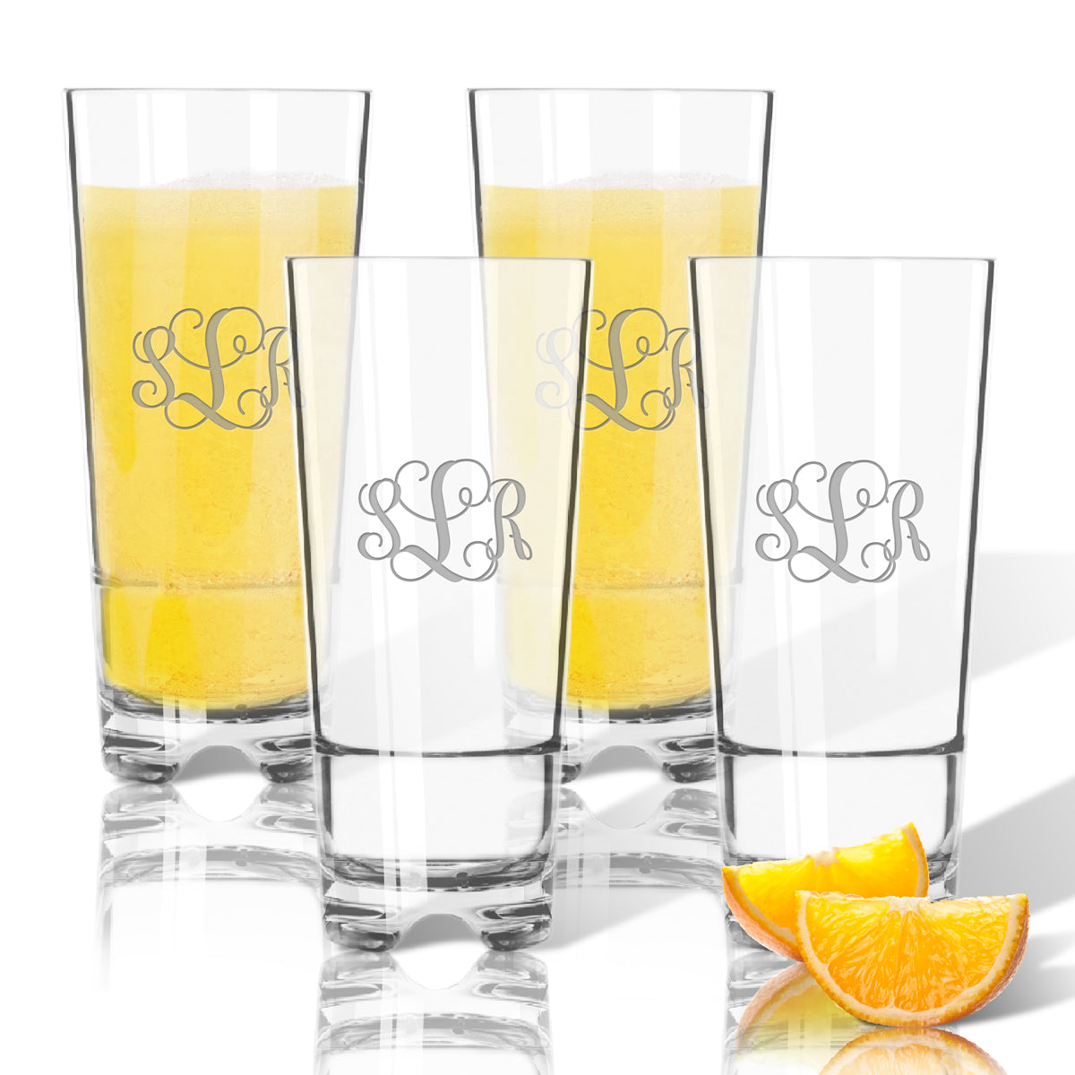 Personalized Highball Glass - Set of 4 (Unbreakable)