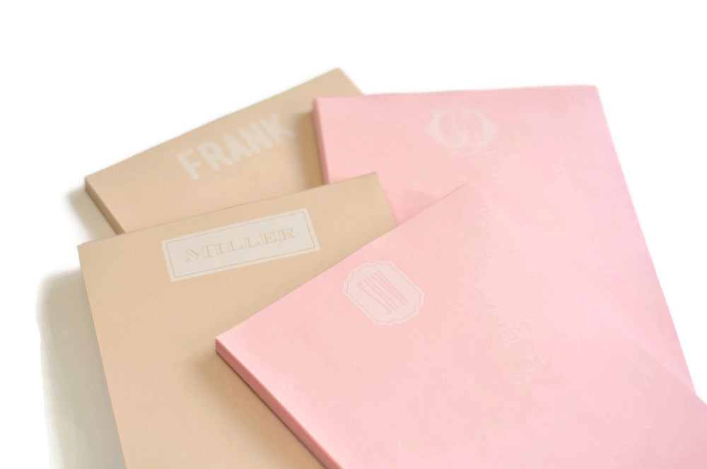 Personalized Large Pastel Note Pad