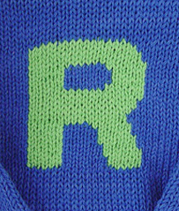 personalized letter sweater
