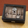 personalized mens leather watch case