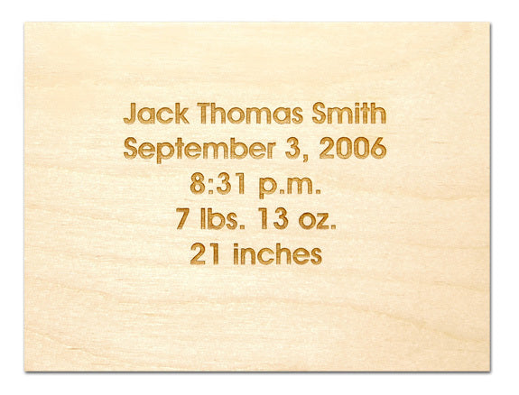 personalized name puzzle stool - natural with pastel colors