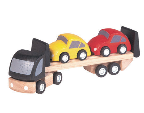 personalized name puzzle stool with car carrier