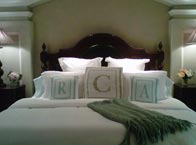 personalized double border pillow
