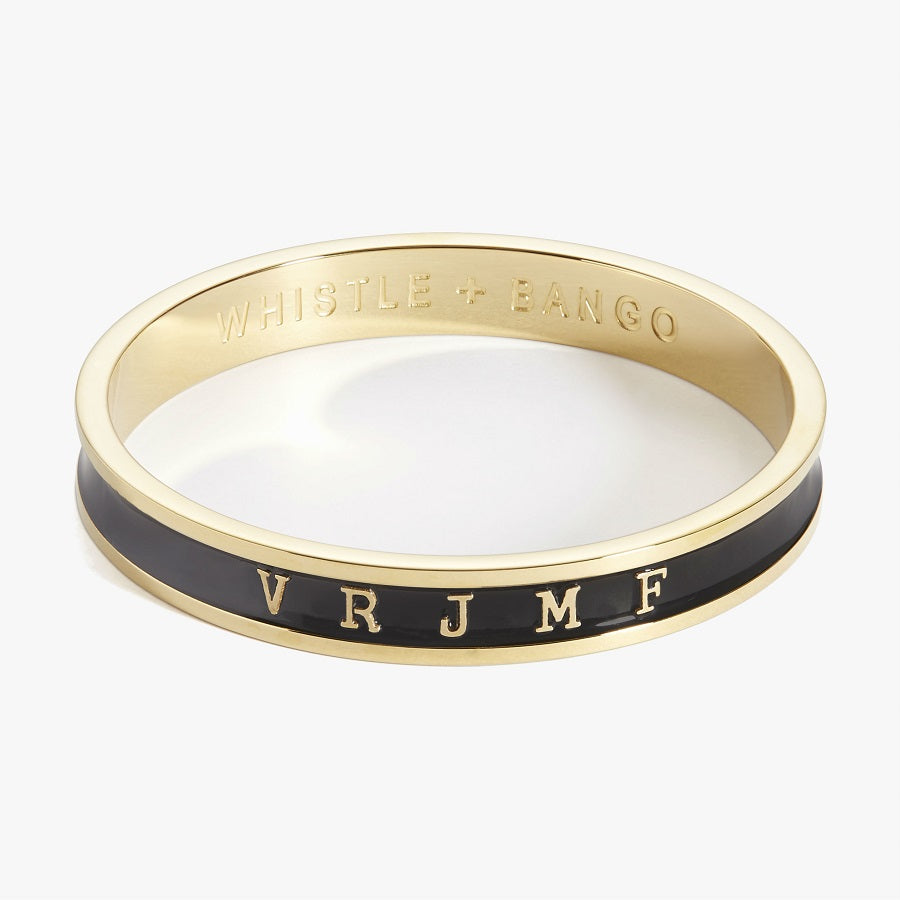 personalized signature bangle