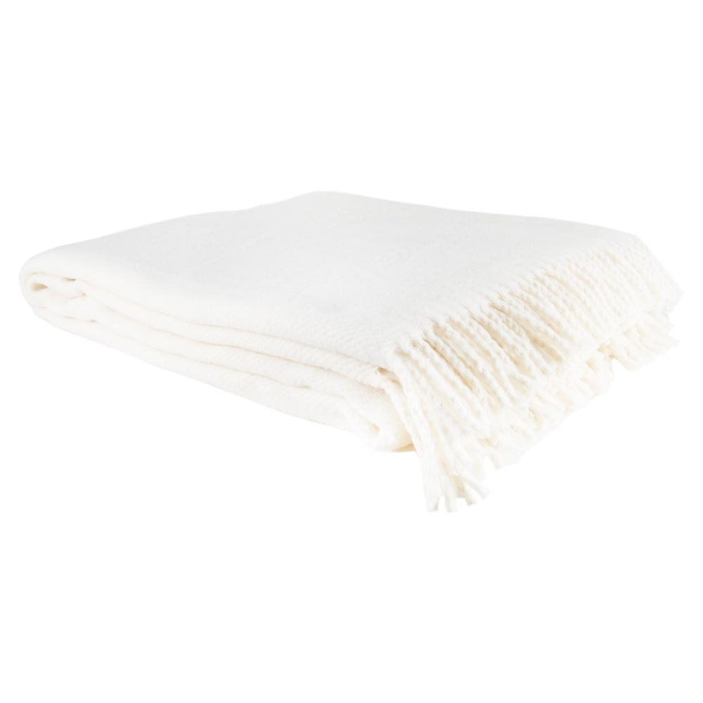personalized solid fringed throw blanket (several colors available)