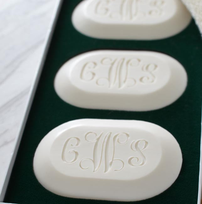 personalized spa soap (set of three)