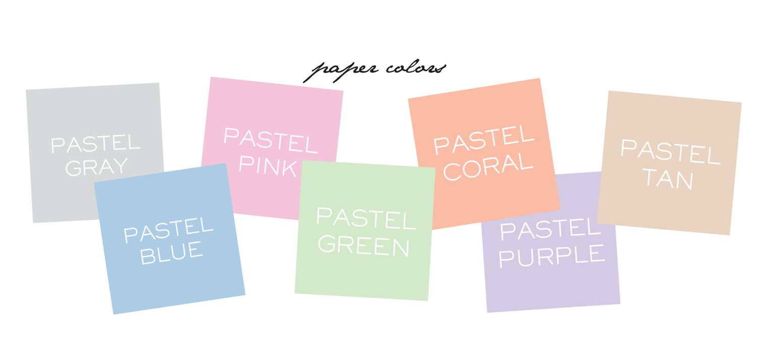 Personalized Square Pastel Note Pad