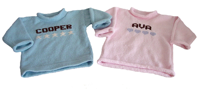 personalized stars name sweater