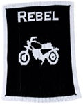 vintage motorcycle blanket