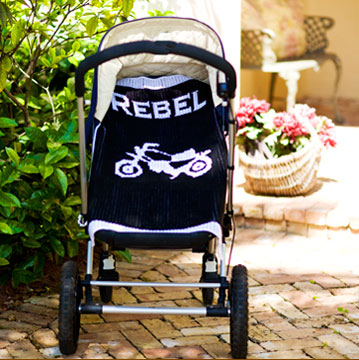 vintage motorcycle blanket