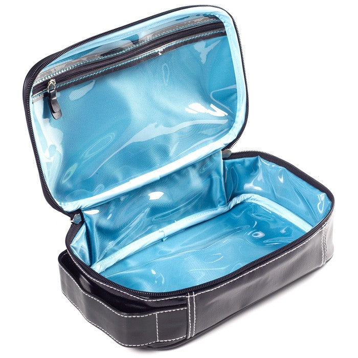 personalized wellie cosmetic toiletry case