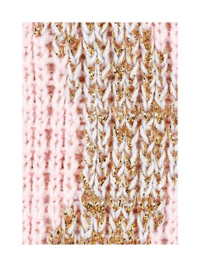 classic metallic monogram blanket