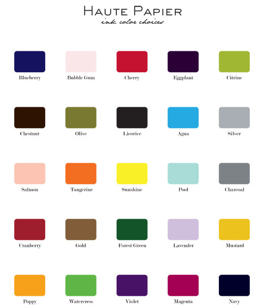 petite box of letterpress stationery by haute papier