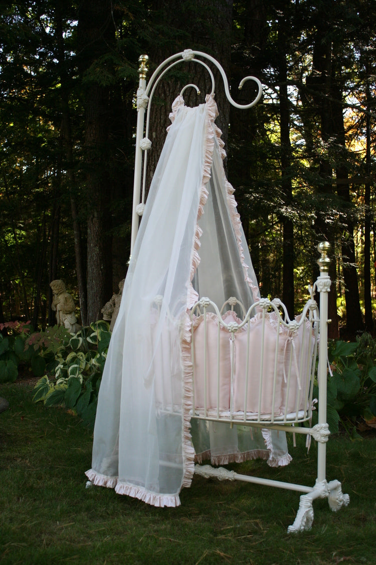 pintuck scalloped cradle linens (contact us for pricing)