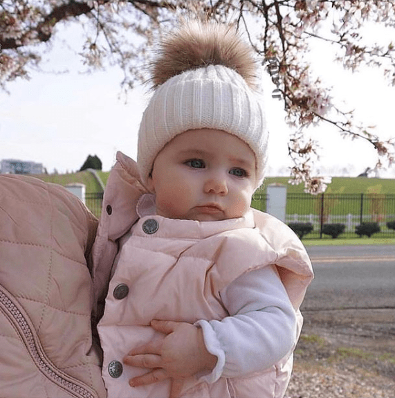 fur pom pom hat